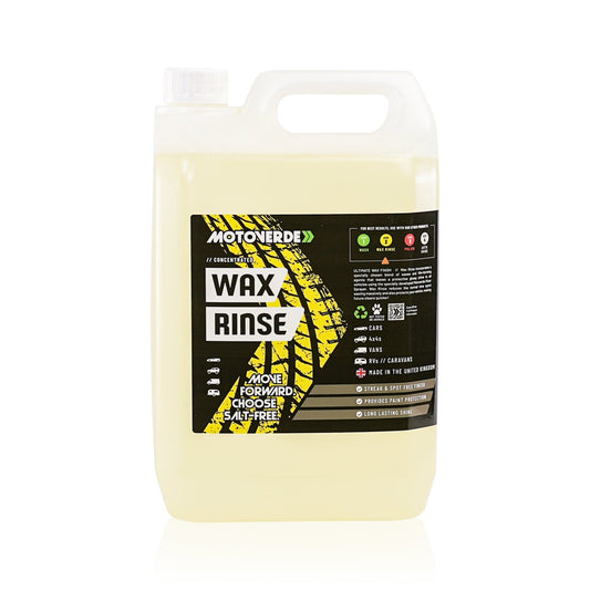 Motoverde Wax Rinse - Concentrated 5 Litre - Motoverde