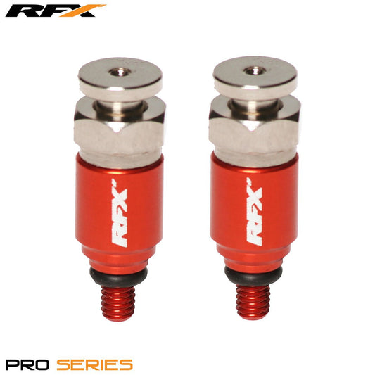 RFX Pro Fork Air Bleeders M4x0.7 (Orange) WP - Orange - RFX