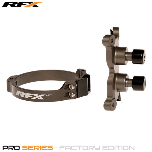 RFX Pro Series 2 L/Control Dual Button (Hard Anodised) KTM Factory Forks WP 52mm - Hard Anodised - RFX