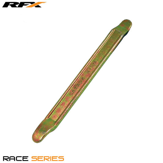 RFX Race Dual Spoon end Tyre Lever (Cadminum Gold) Universal 200mm / 8in Long - Gold - RFX