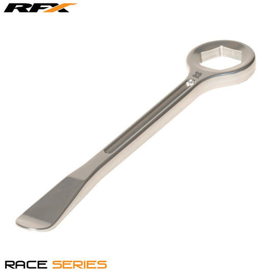 RFX Race Series Spoon and Spanner end Tyre Lever (Ally) Universal 32mm Spanner - Silver - RFX