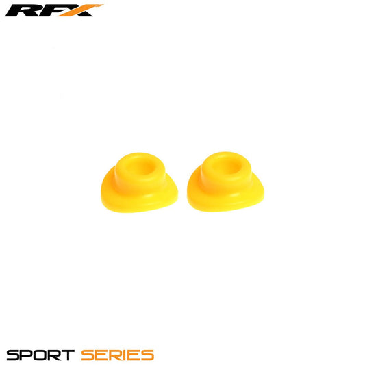 RFX Sport Valve Rubber Seals (Yellow) 2pcs - Yellow - RFX