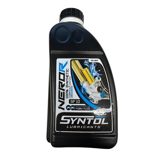 SYNTOL NERO-R SF 10 RACING MOTORCYCLE FORK FLUID 1 LITRE - Syntol Lubricants